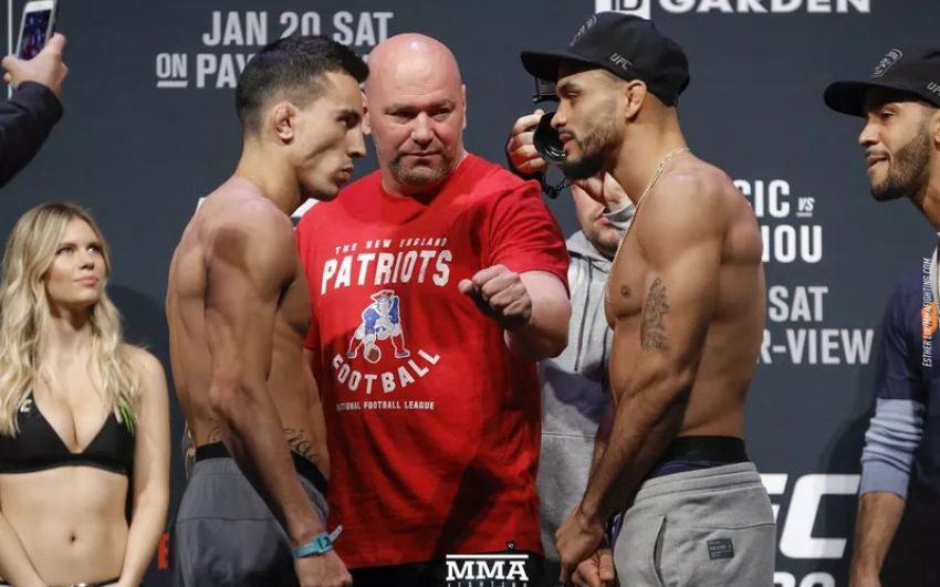 Видео боя Томас Алмейда - Роб Фонт UFC 220