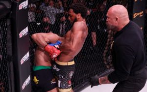 Видео боя Патрисио Фрейре — Эй Джей МакКи Bellator 263