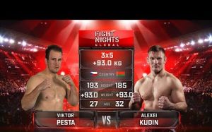  Видео боя Виктор Пешта - Алексей Кудин Fight Nights Global 79 