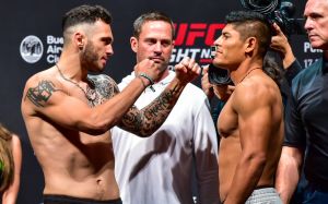 Видео боя Лауреано Старополи - Гектор Алдана UFC Fight Night 140