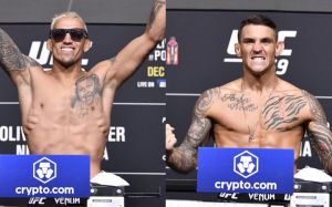 Результаты взвешивания турнира UFC 269