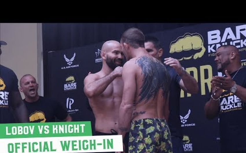 Результаты взвешивания турнира BKFC 5: Артем Лобов - Джейсон Найт