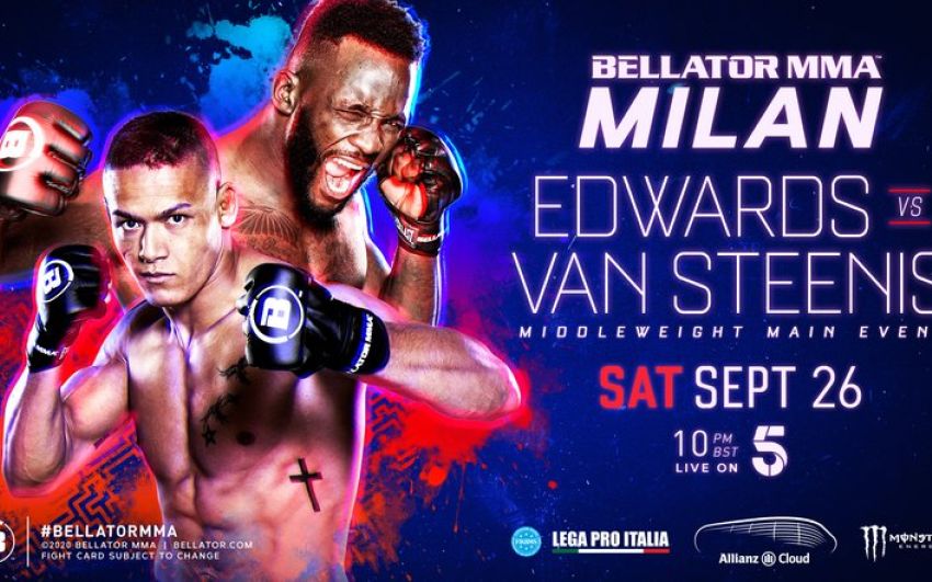 Файткард турнира Bellator Europe 8: Фабиан Эдвардс - Костелло ван Стинис