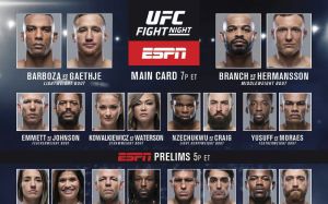 Результаты турнира UFC on ESPN 2: Эдсон Барбоза - Джастин Гэтжи