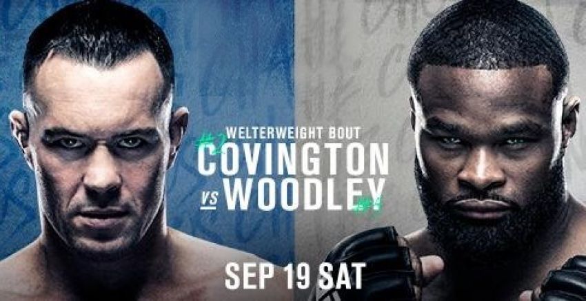 Файткард турнира UFC on ESPN+ 36: Тайрон Вудли - Колби Ковингтон