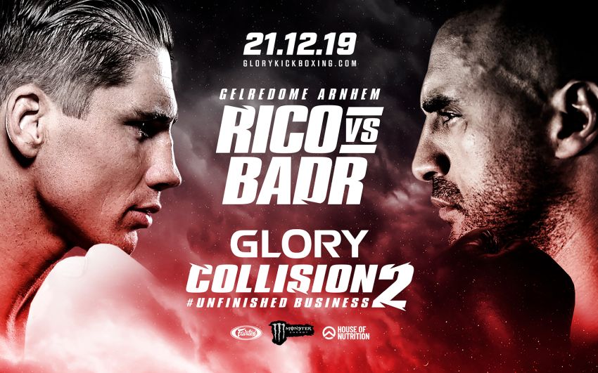 Видео боя Рико Верховен - Бадр Хари 2 Glory Collision 2