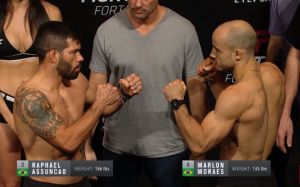 Церемония взвешивания участников турнира UFC Fight Night 144