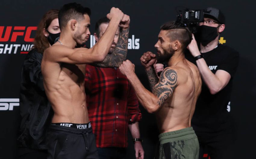 Видео боя Брэндон Ройвэл - Рожериу Бонторин UFC on ESPN 32
