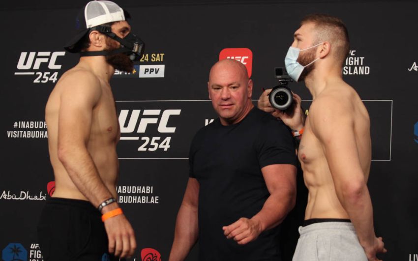 Видео боя Магомед Анкалаев - Ион Куцелаба UFC 254