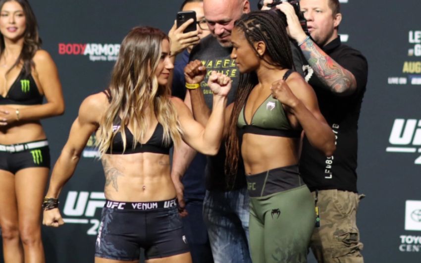 Видео боя Анджела Хилл - Тиша Торрес UFC 265