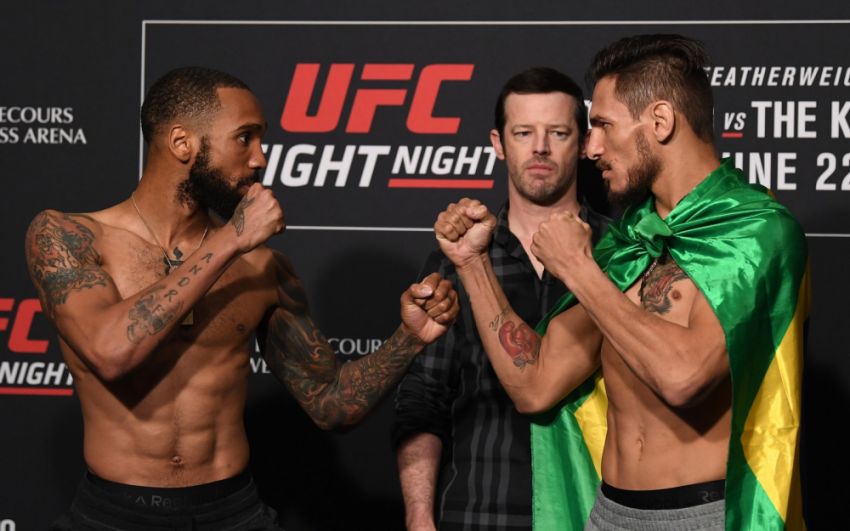 Видео боя Андре Эвелл - Андерсон Дос Сантос UFC Fight Night 154 