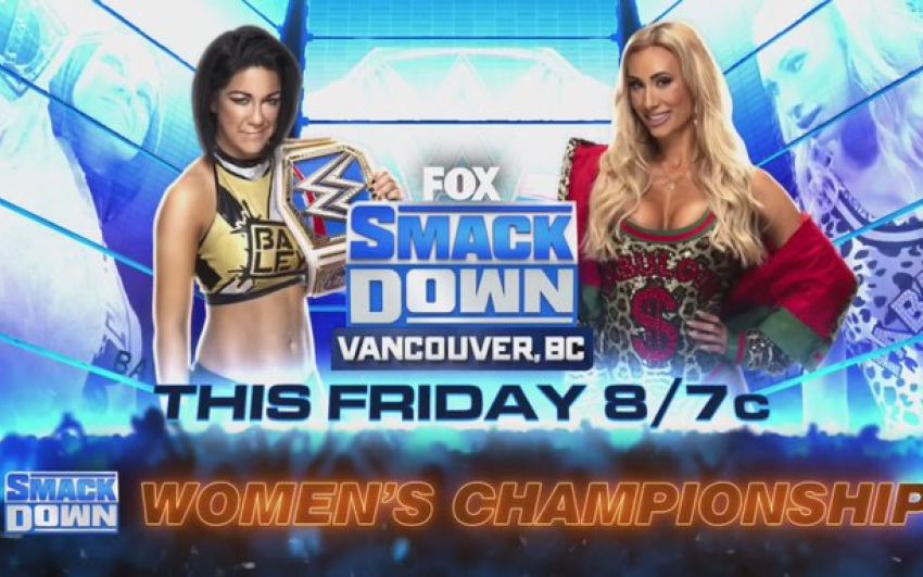 Прямая трансляция WWE Friday Night SmackDown Vancouver: Бэйли – Кармелла