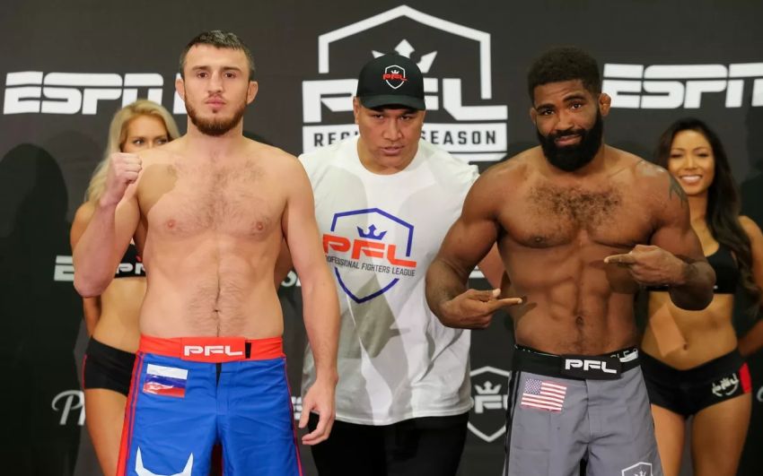 Файткард турнира PFL 7: Магомед Магомедкеримов - Крис Кертис 2