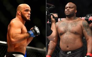 Илир Латифи и Деррик Льюис в разработке на турнире UFC в Хьюстоне