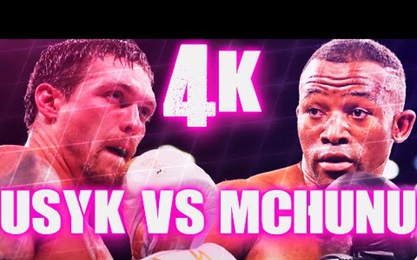Яркие моменты боя Александр Усик - Табисо Мчуну в 4K