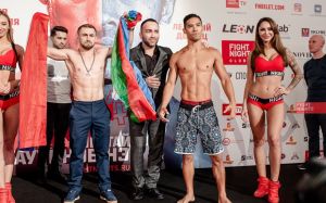 Результаты взвешивания FIGHT NIGHTS GLOBAL 64