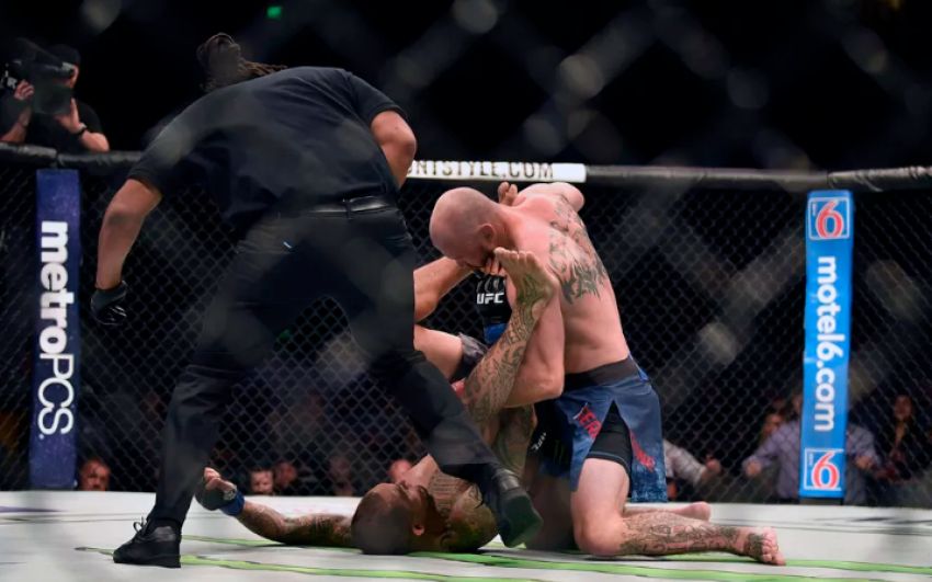 UFC Fight Night 126: Дональд Серроне остановил Янси Медейроса в первом раунде