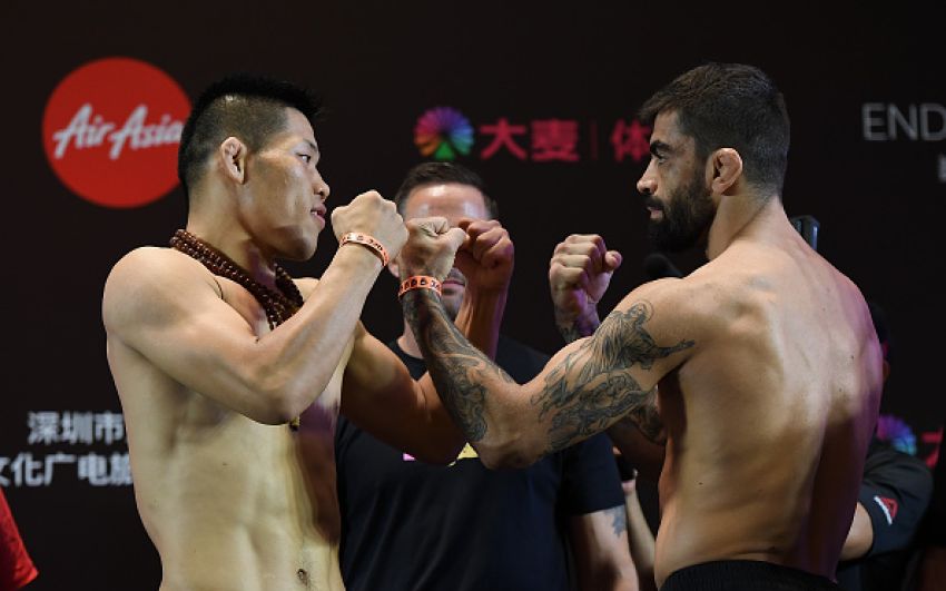 Видео боя Ли Джинлианг - Элизеу Залески Дос Сантос на UFC Fight Night 157
