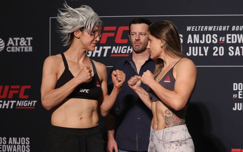 Видео боя Роксанн Модаффери - Дженнифер Майа UFC on ESPN 4