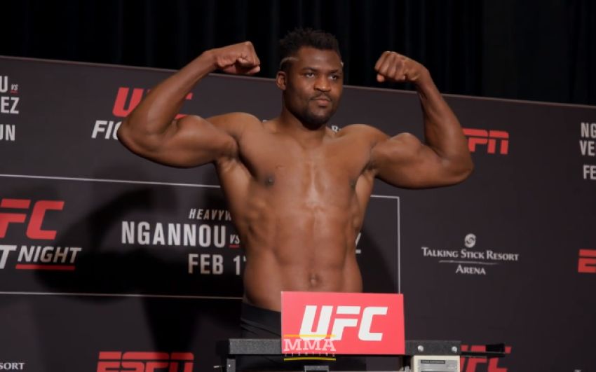 Взвешивание участников турнира UFC on ESPN 1: Веласкес - Нганну