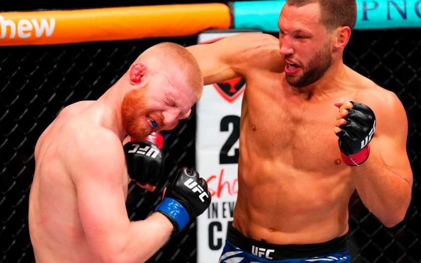 Видео боя Ренье де Риддер – Бо Никал UFC on ESPN 67