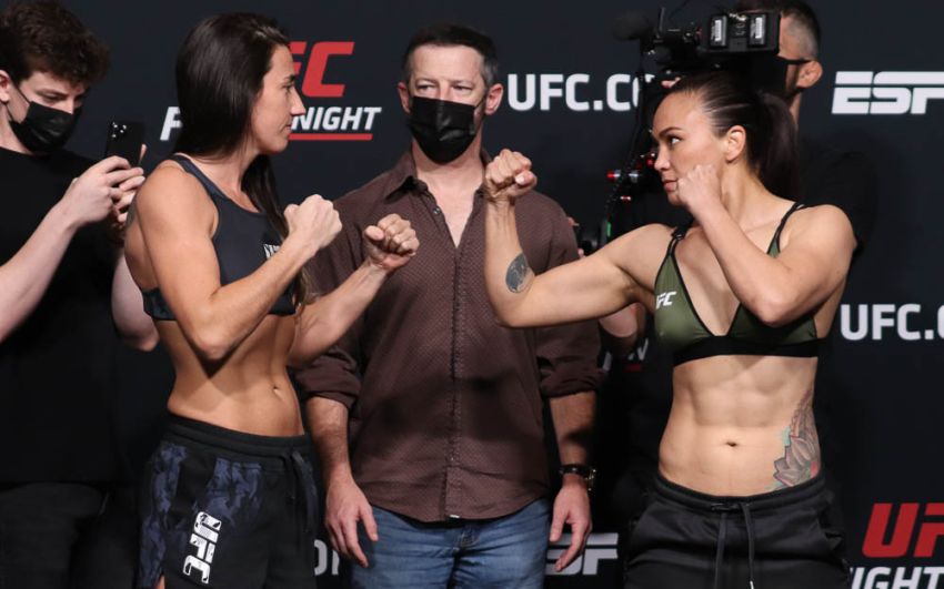 Видео боя Мишель Уотерсон - Марина Родригес UFC on ESPN 24