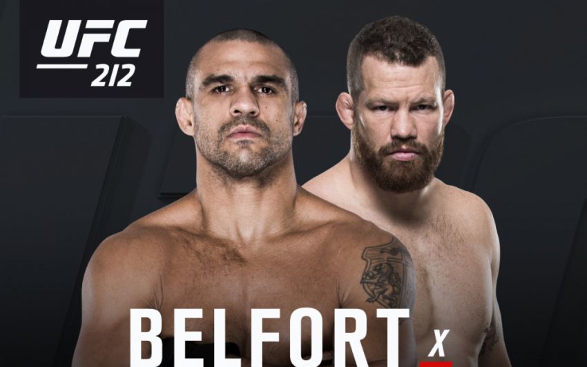 Видео боя Витор Белфорт - Нейт Марквардт UFC 212