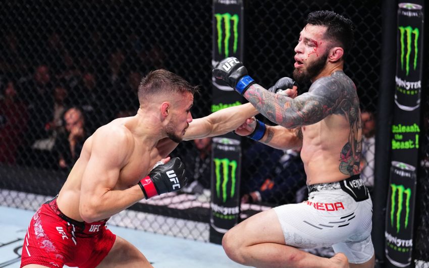 Видео боя Натаниэль Вуд - Даниэль Пинеда UFC 304