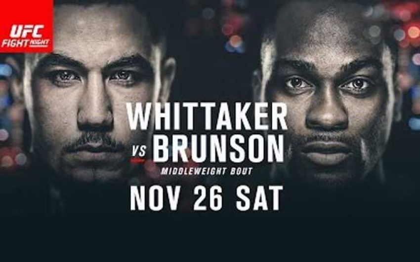 Прямая трансляция UFC Fight Night 101 Роберт Уитакер - Дерек Брансон