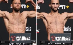 Результаты взвешивания турнира UFC on ESPN 32