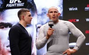 Битва взглядов участников турнира UFC Fight Night 149 Санкт-Петербург