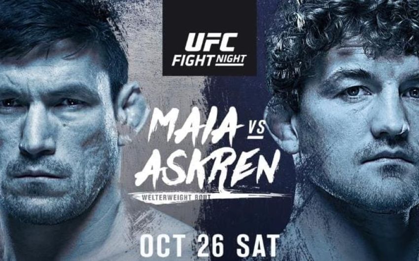 UFC Fight Night 162 Бен Аскрен - Демиан Майя. Смотреть онлайн прямой эфир