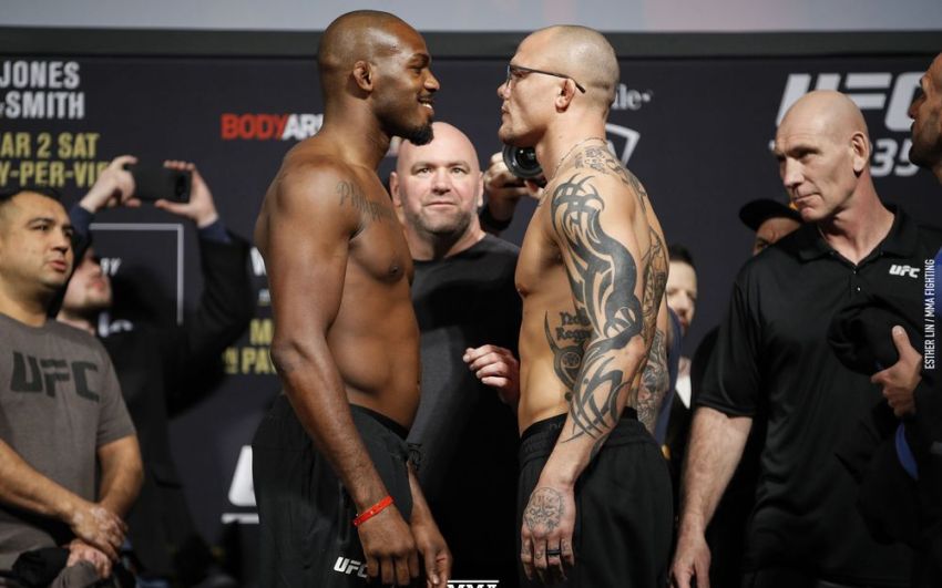 Видео боя Джон Джонс - Энтони Смит UFC 235