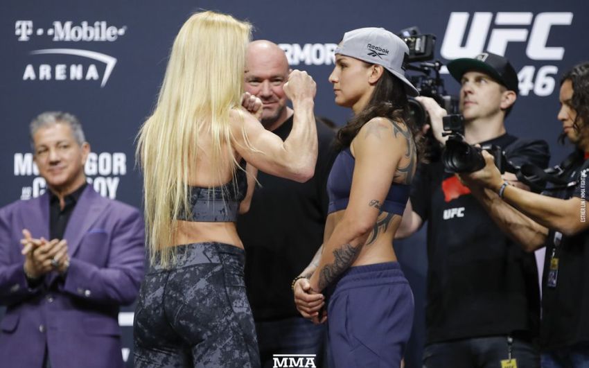 Видео боя Холли Холм - Ракель Пеннингтон 2 UFC 246